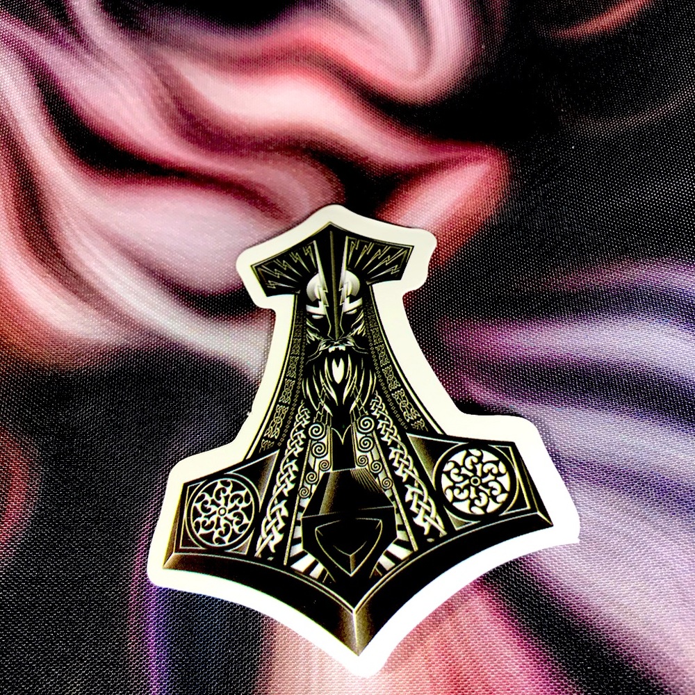 Norse Spiritual Mandala Talisman Medallion Totem Decor Sticker